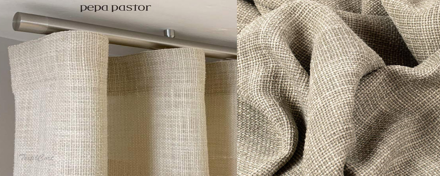 Composicion cortina textil de Pepa Pastor de TextilCort