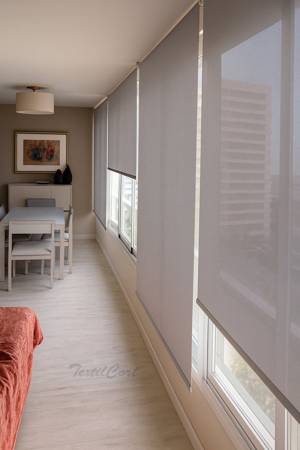 Foto 1 de estores enrollables m-screen ultimetal instalados textilcort