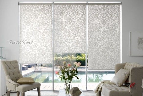 Estores enrollables resinados 9 - TextilCort Foto de ambiente de cortinas estores enrollables resinados 9