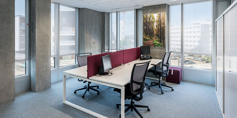 Estores enrollables Mermet 13 - TextilCort Foto de ambiente de cortinas estores enrollables de Mermet 13