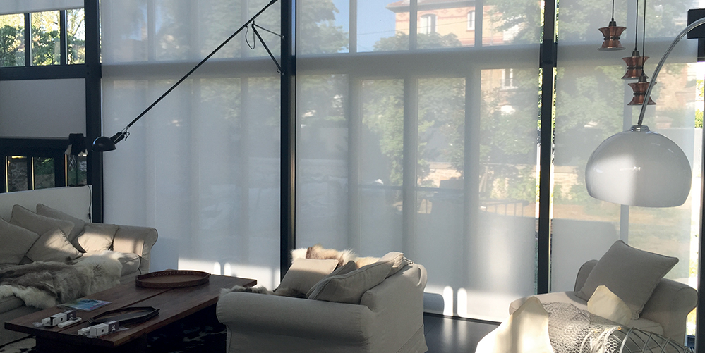 Estores enrollables Mermet 20 - TextilCort Foto de ambiente de cortinas estores enrollables de Mermet 20