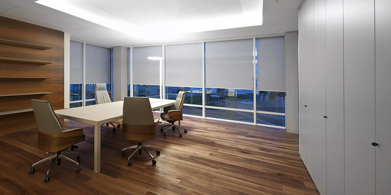 Estores enrollables Mermet 6 - TextilCort Foto de ambiente de cortinas estores enrollables de Mermet 6