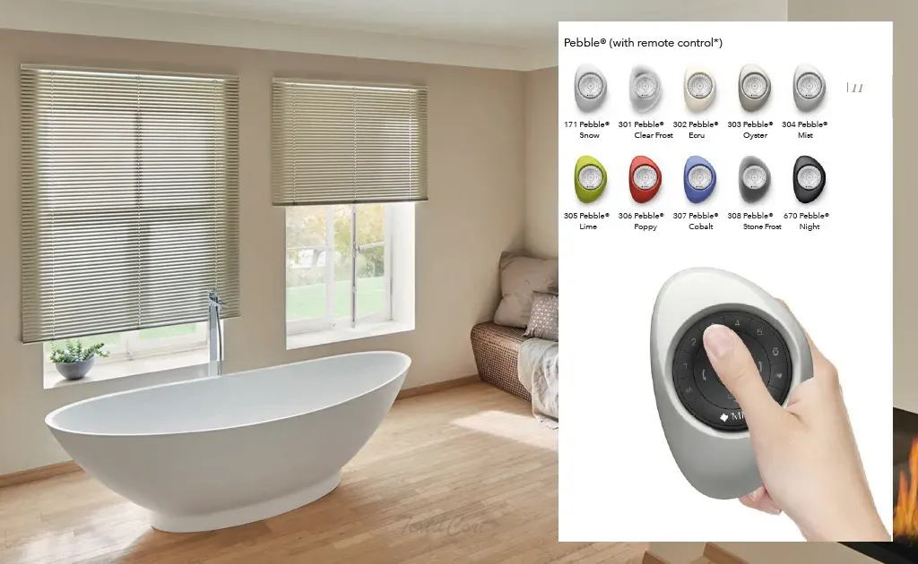 Veneciana aluminio con control inteligente PowerView