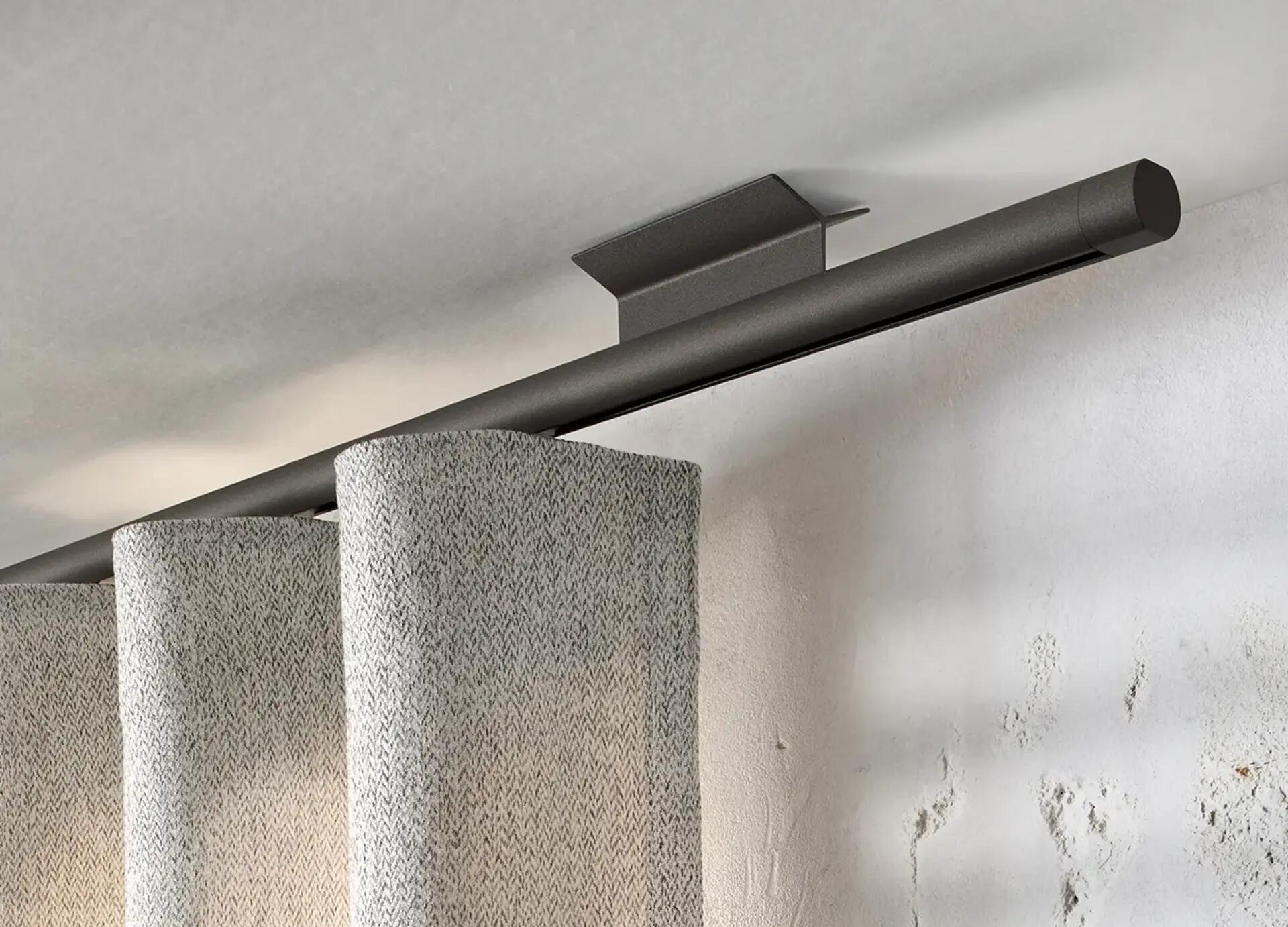 Sistema riel de cortinas decorativo Novum