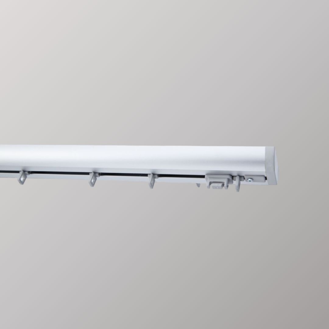 Sistema riel de cortinas decorativo Omega