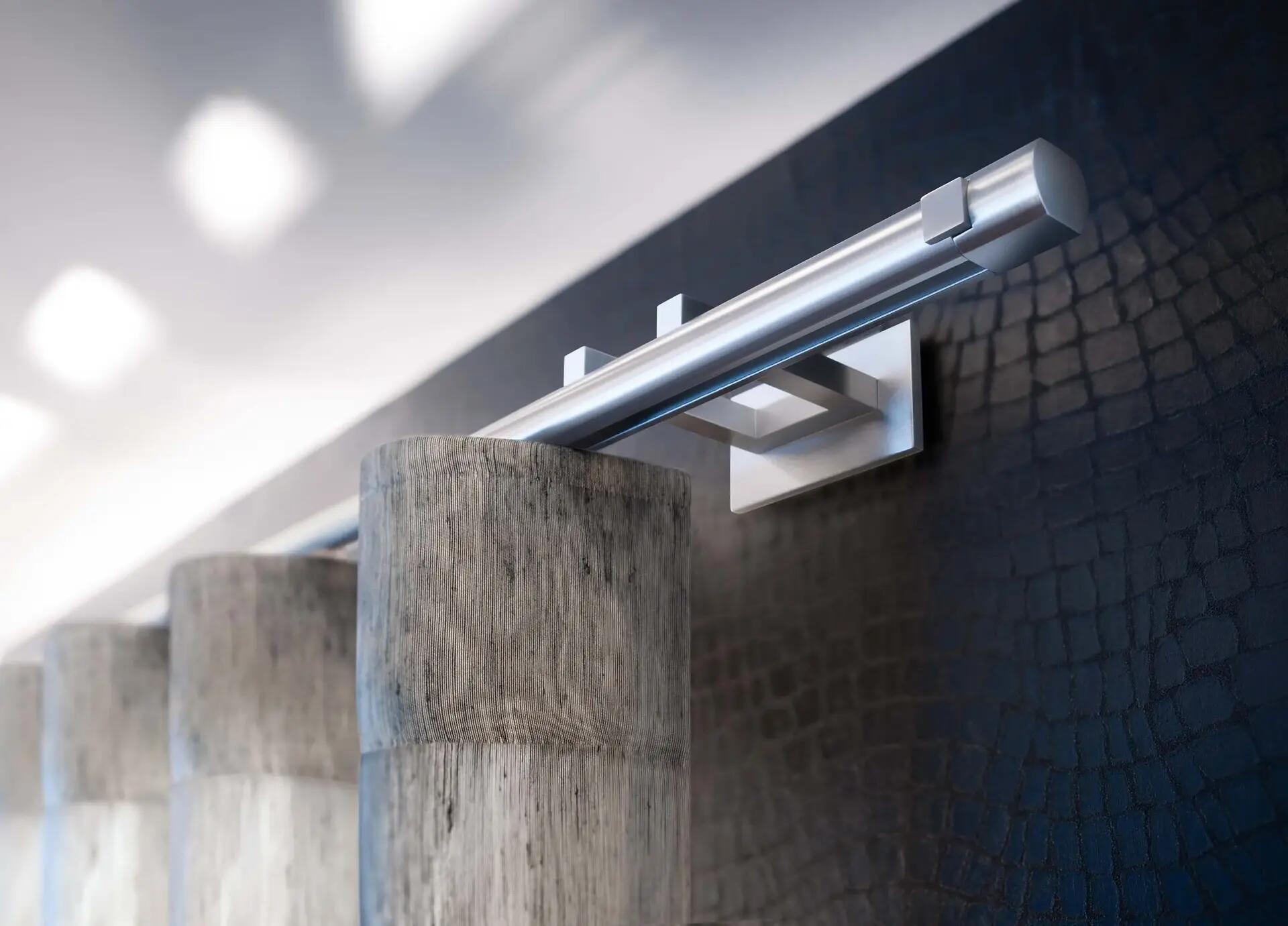 Sistema riel de cortinas decorativo Phantom