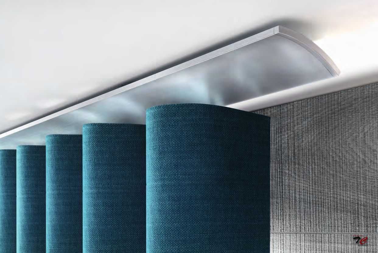 Sistema riel de cortinas decorativo W2